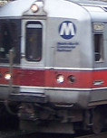 Metro-North train approaching - Sustainable Stamford, CT